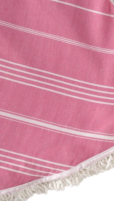 Sanaz Round Peshtemal Towel - Deck Towel